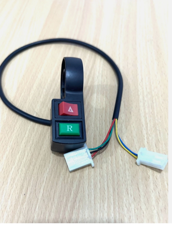 Handlebar Combination Switch With Hazard and Reverse Button for electric scooter