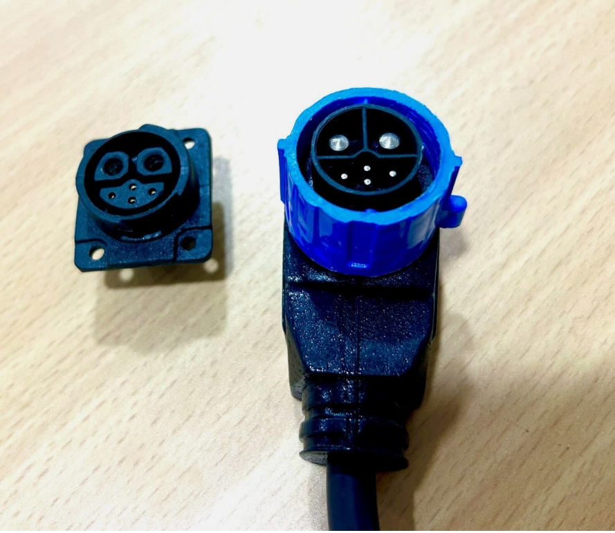 Charging /Discharging wire male female round connector 48/60/72V ebike (Chagori)